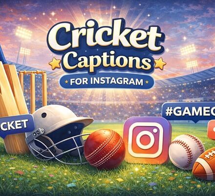 Cricket Captions for Instagram
