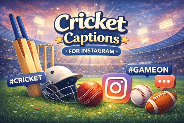Cricket Captions for Instagram