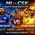 MI vs CSK Head To Head Stats in IPL